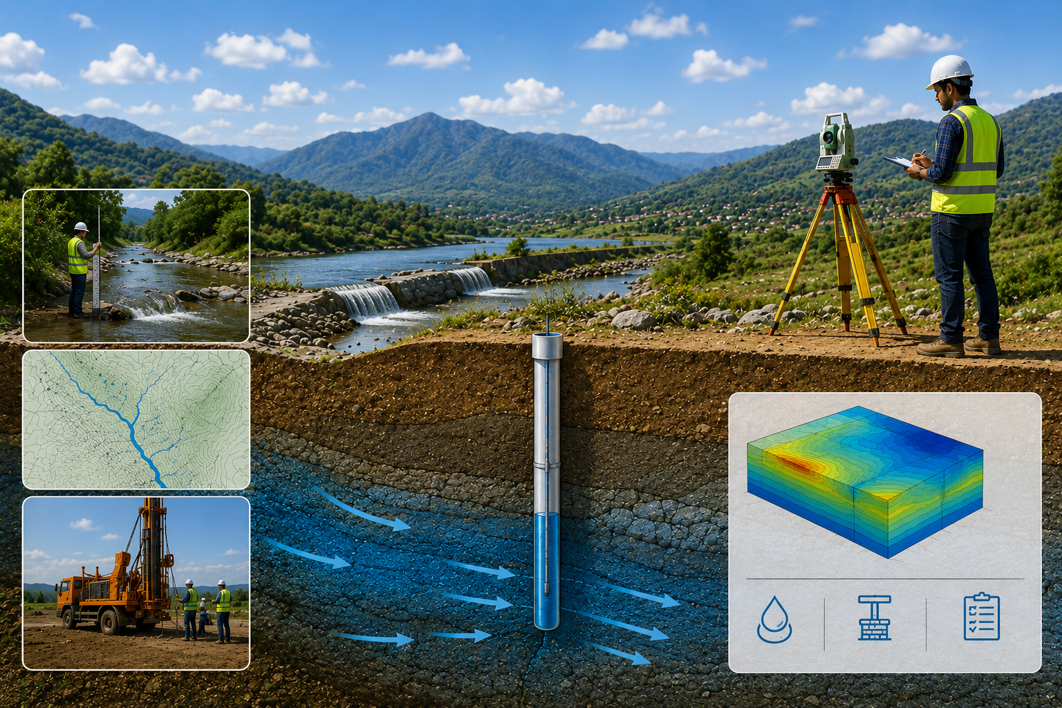 Velciti hydrology team at work